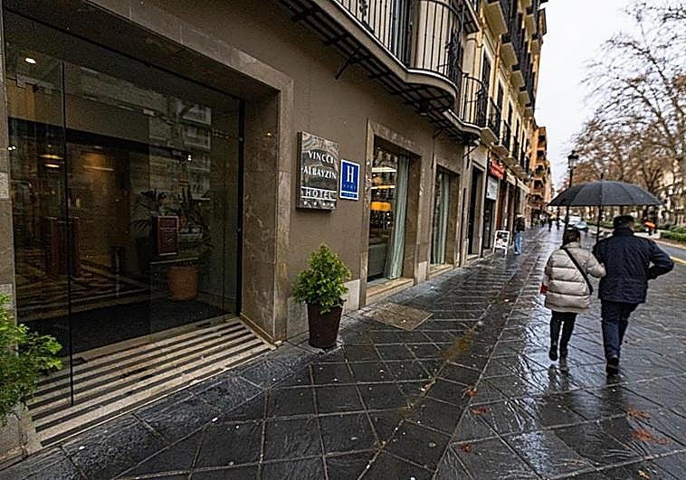 A hotel in the centre of Granada.