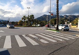 The heavy rains of recent days have created potholes on roads used daily by thousands of people.