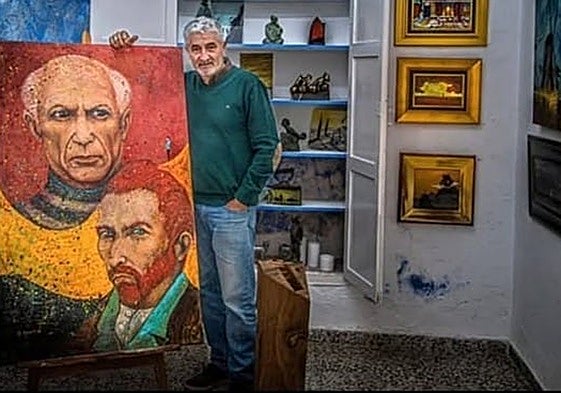 The 68-year-old Torreño artist in the gallery that closed at the end of January.