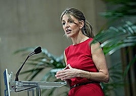 Second Deputy PM of the Spanish government Yolanda Díaz.