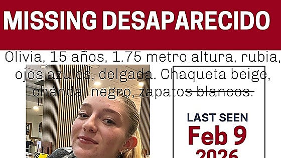 Urgent search for missing British girl, 15, in Torre del Mar