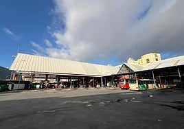 Photo of the Malaga bus station.