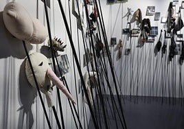 Les Piques by Anette Messager in Malaga.