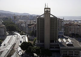 The former Correos building in Malaga city centre.
