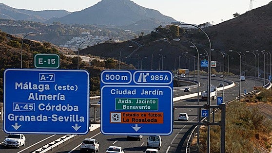 Malaga roads: government approves stabilisation of embankment on dual carriageway between Malaga and Torremolinos