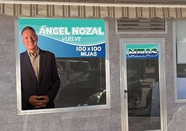 Image of the headquarters of Nozal's new party.