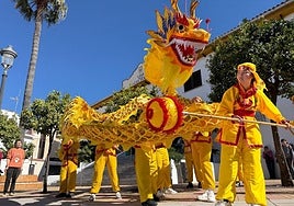 The event began with a parade through the streets of Arroyo de la Miel.