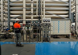 Archive image of a desalination plant