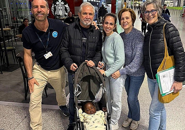 Ethan, the 20-month-old baby saved by heart surgery in Malaga