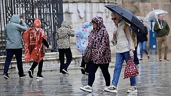 Malaga weather: showers and Sahara dust on its way from Sunday