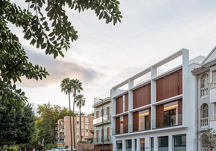 Sorolla 15–17 Project.Awarded the Accésit at the XVII Málaga Architecture Awards, a benchmark of urban integration and comfort.