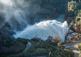Image of the Guadalhorce reservoir.
