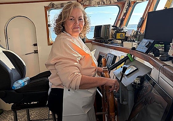 María Dolores Chando has decided to break into the world of professional fishing.