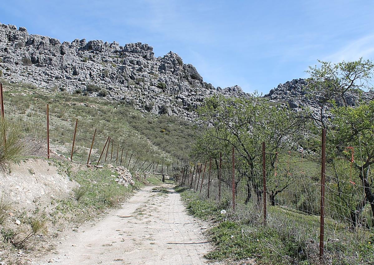 Imagen secundaria 1 - The access to the route, that can no longer be completed due to a landowner withdrawing permission..