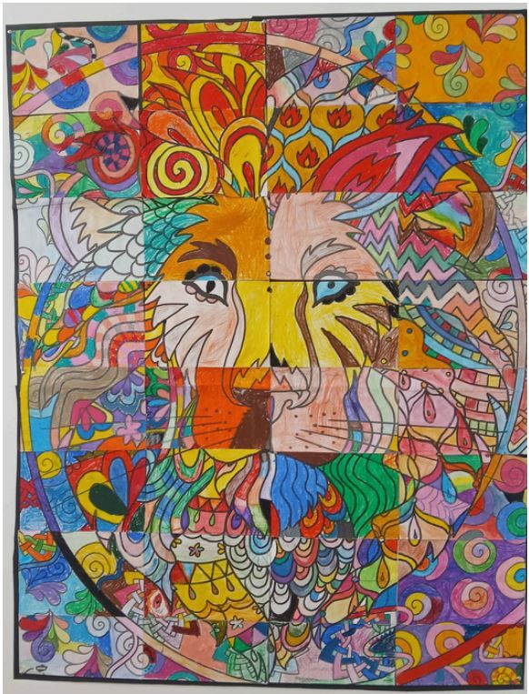 Miss Laura´s Art Club, ages 7-9, British School of Malaga: Tana, Simon, Cayetana, Almaia, Maria R, Cosima, Vladi, Natalia, Valentina, Alejandro, Asiya, Melania, Oscar, Hugo, Mar, Alissia, Juanma, Ivy, Augusto, William, Clara, Eva, Margara, Jan, Kalisha, Carmen and Gabriela