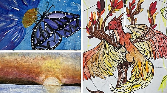 Schoolwork showcase - primary artwork