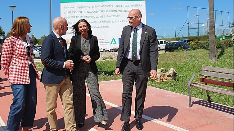 New cycle and pedestrian path opens in Cártama: phase 2 of A-7052 route complete