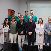 The doctors in the chronic pelvic pain committee in Malaga.