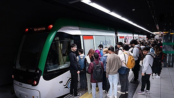 Only half of Malaga metro trains will run this Friday afternoon