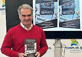 Francisco Gálvez at the launch of his book in Torre del Mar.