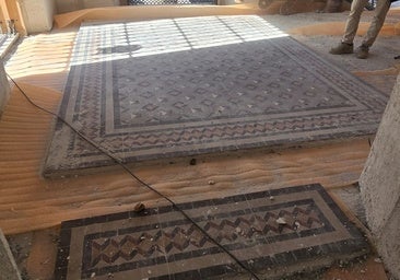 One of the Nolla mosaics recovered.