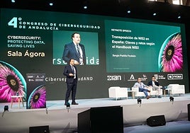 Photo from last year's Andalusian cybersecurity conference.