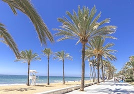 San Pedro Alcántara's seafront promenade.
