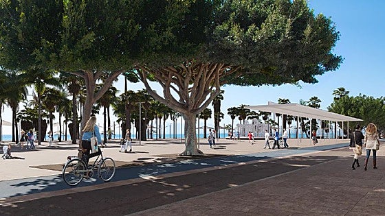 Malaga asks local residents if they want to keep car traffic parallel to Palo promenade