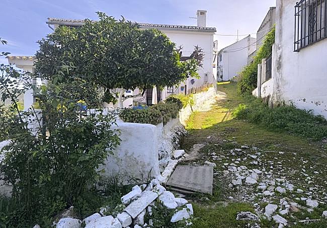 Corner of the village of La Moheda