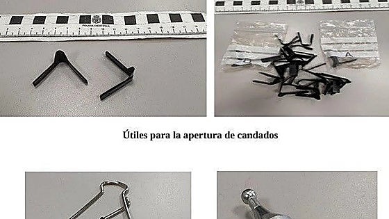 Malaga police arrest two members of network specialising in robbing storage units