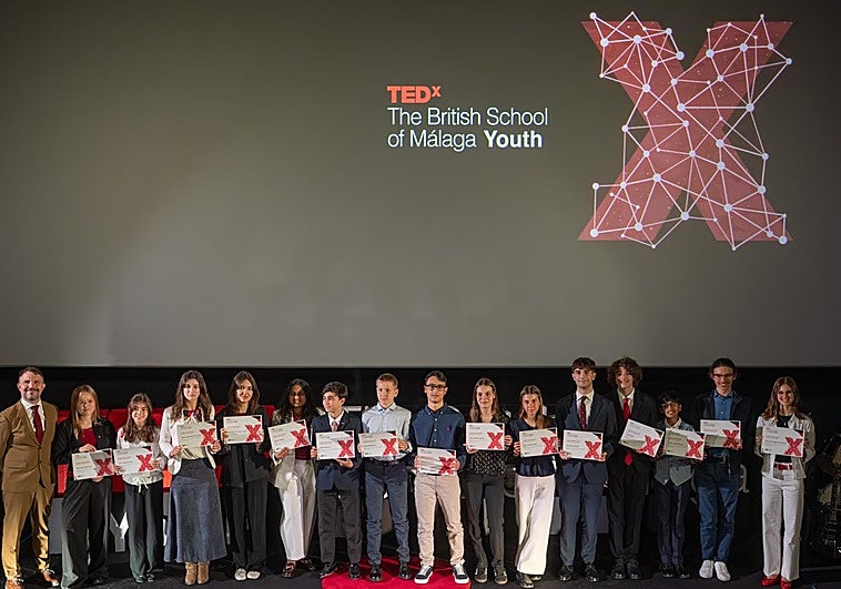 Young voices inspiring the future: 15 students aged 12 to 17 share their ideas with TEDxThe British School of Málaga Youth