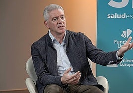 Ramón Medel during an interview with SUR.