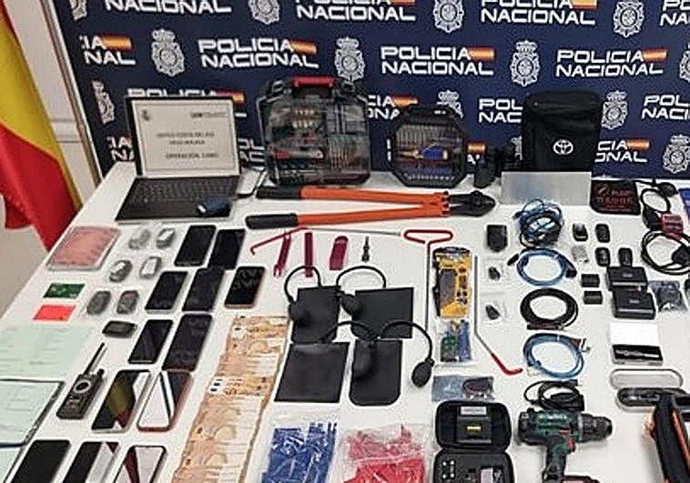 Video of the material the National Police seized in Spain.