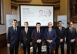 Antonio González, José Manuel Domínguez, Bruno García, Francisco de la Torre, Javier Recio and Sergio Corral in Malaga.
