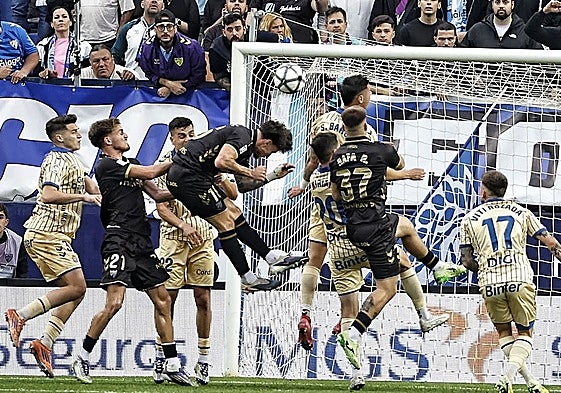 Diego Murillo's powerful header broke the deadlock at La Rosaleda on Saturday.