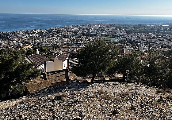 Panoramic view of Nerja town centre from the Capistrano residential area