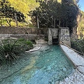 One of the pools on the River Chíllar route in Nerja