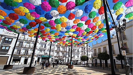 Colourful umbrellas return to Torrox
