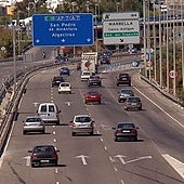 Traffic disruptions on Marbella bypass of AP-7 motorway due to noise reduction work