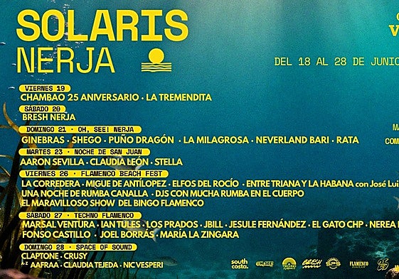 Nerja is getting its first major music festival this summer — and the lineup is something special