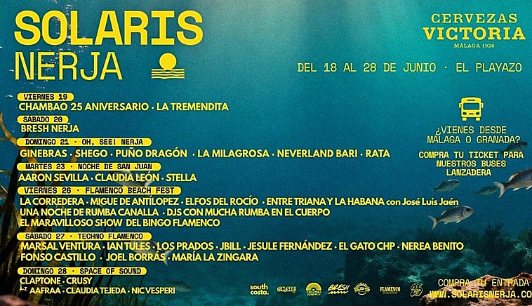 Nerja is getting its first major music festival this summer — and the lineup is something special