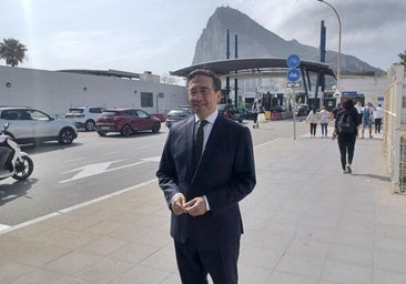 José Manuel Albares in Algeciras