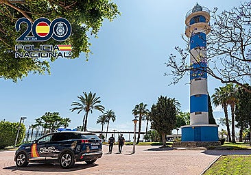 A National Police vehicle in Torre del Mar.