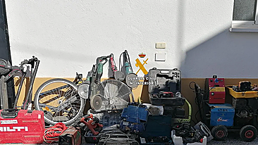 Mijas police arrest five for stealing machinery from companies and construction sites