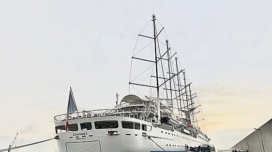The world's largest luxury yacht with Michelin Star cuisine docks for the first time in Motril