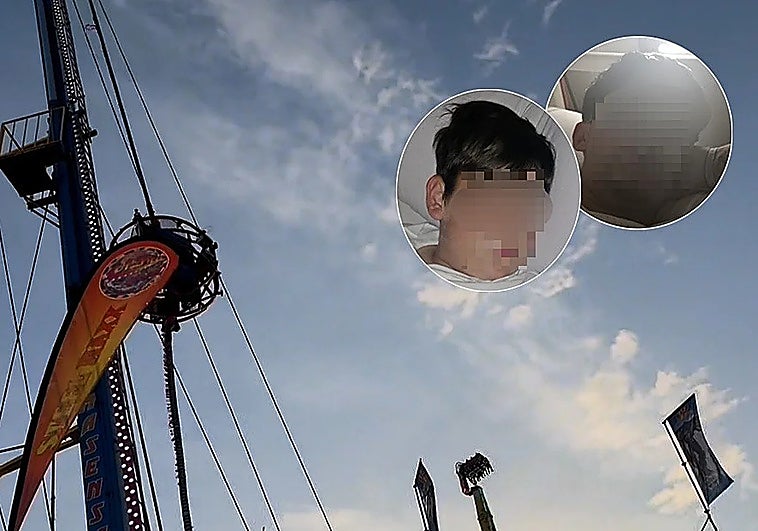 Seville 112: slingshot ride snaps mid-air injuring two children from Malaga