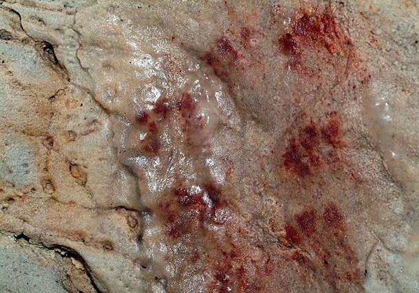 Cave markings created by Neanderthals more than 40,000 years ago.