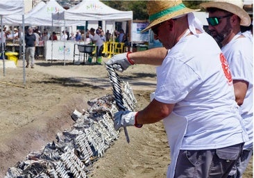 Mijas enjoys ‘large turnout’ during its annual skewered sardine festival