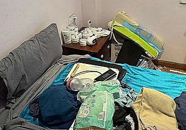One of the rooms in the 'house of horrors'