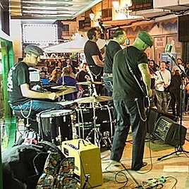 Performances take place in various areas of the town.